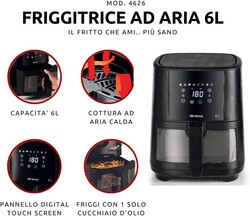 Ariete Airfryer 6 Lt 4626/00 - Thumbnail