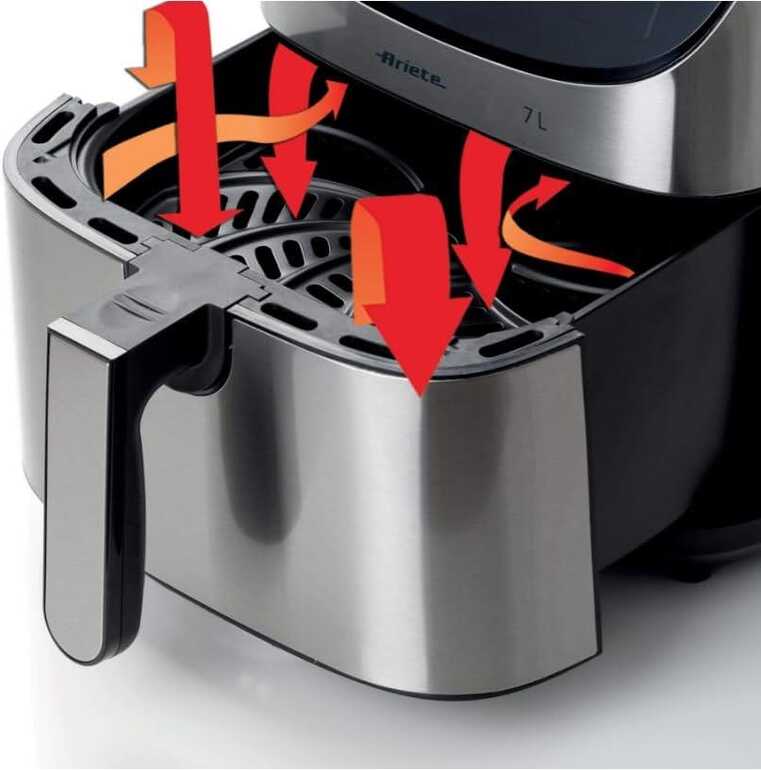 Ariete Airfryer 7 Lt Inox 4628/00 Ariete Airfryer 7 Lt Inox 4628/00