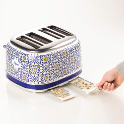 Ariete Capri Ekmek Kızartma Makinesi 4 Dilim Mavi 0156/0C - Thumbnail