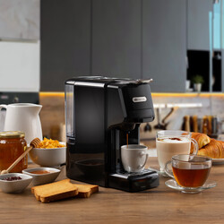 Ariete Çok Fonksiyonlu 4in1 Espresso Makinesi Nespresso, Dolce Gusto, Pod ve Öğütülmüş Kahve Uyumlu Siyah 1304/11 - Thumbnail