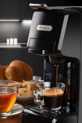 Ariete Çok Fonksiyonlu 4in1 Espresso Makinesi Nespresso, Dolce Gusto, Pod ve Öğütülmüş Kahve Uyumlu Siyah 1304/11 - Thumbnail
