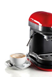 Ariete Moderna Espresso Kahve Makinesi Kırmızı 1318/00 - Thumbnail