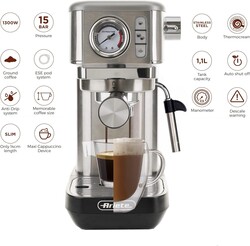 Ariete Moderna Espresso Slim Kahve Makinesi - Gümüş - Thumbnail