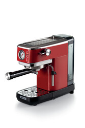 SEPETTE EKSTRA %10 İNDİRİM! - Ariete Moderna Espresso Slim Kahve Makinesi Kırmızı 1381/33 (1)