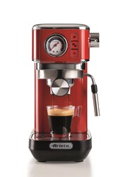İlk Alışverişe Özel Sepette Ekstra %20 İndirimli - Ariete Moderna Espresso Slim Kahve Makinesi Kırmızı 1381/13