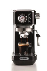 Sepette %20 İndirim Fırsatını Kaçırma! - Ariete Moderna Espresso Slim Kahve Makinesi Siyah 1381/12