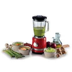 Ariete Moderna Kahvaltı Seti Su Isıtıcı, Kettle + Smoothie Cam Blender + Ekmek Kızartma Makinesi Seti, Kırmızı - Thumbnail