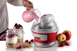 İLK SİPARİŞE ÖZEL SEPETTE %10 İNDİRİM! - Ariete Party Time Dondurma Makinesi Kırmızı 0643/00 (1)
