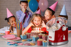 Ariete Party Time Kollu Mısır Patlatma Popcorn Makinesi Kırmızı 2958/00 - Thumbnail
