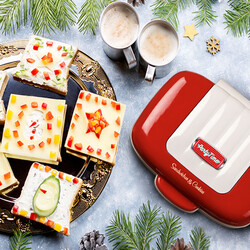 Ariete Party Time Sandwich Makinesi 3 In One Red 1972/00 - Thumbnail