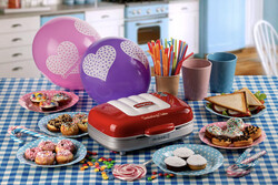 Ariete Party Time Sandwich Makinesi 3 In One Red 1972/00 - Thumbnail