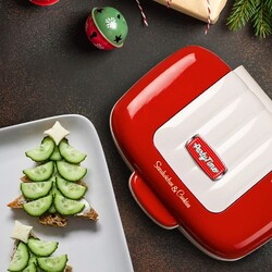 Ariete Party Time Sandwich Makinesi 3 In One Red 1972/00 - Thumbnail