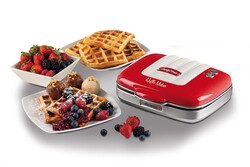 Ariete Party Time Waffle Makinesi Kırmızı 1973/00 - Thumbnail