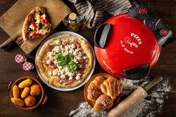 Ariete Pizza Fırını Kırmızı 0909/10 - Thumbnail