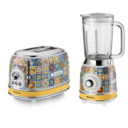 Sepette Ekstra %10 İndirimli - Ariete Positano 2'li Kahvaltı Seti (Cam Blender + Ekmek Kızartma Makinesi Özel Set) PKHSET01 (1)