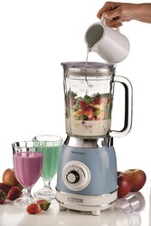 SEPETTE EKSTRA %10 İNDİRİM! - Ariete Vintage Cam Blender, Mavi 0583/05 (1)