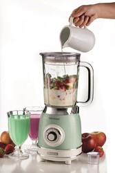 SEPETTE EKSTRA %10 İNDİRİM! - Ariete Vintage Cam Blender, Yeşil 0583/04 (1)