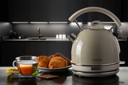 Ariete Vintage Dom Su Isıtıcı Kettle Bej 2877/03 - Thumbnail