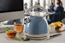 Ariete Vintage Dom Su Isıtıcı Kettle Mavi 2877/05 - Thumbnail