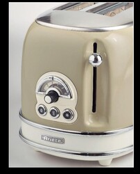 Ariete Vintage Ekmek Kızartma Makinesi 2 Dilim Bej 0155/03 - Thumbnail
