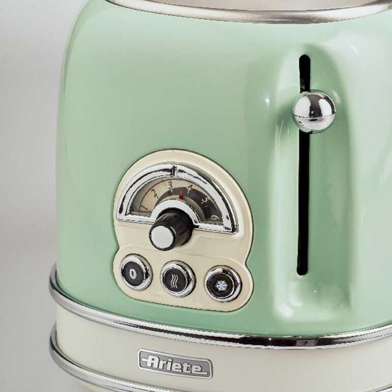Ariete Vintage Ekmek Kızartma Makinesi - 2 Dilim, Yeşil