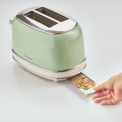 Ariete Vintage Ekmek Kızartma Makinesi 2 Dilim Yeşil 0155/04 - Thumbnail