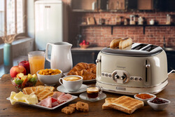 Ariete Vintage Ekmek Kızartma Makinesi 4 Dilim Bej 0156/03 - Thumbnail