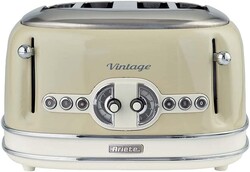 Ariete Vintage Ekmek Kızartma Makinesi 4 Dilim Bej 0156/03 - Thumbnail