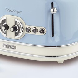 Ariete Vintage Ekmek Kızartma Makinesi 4 Dilim Mavi 0156/05 - Thumbnail