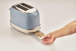 Ariete Vintage Ekmek Kızartma Makinesi 2 Dilim Mavi 0155/05 - Thumbnail