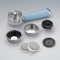 Ariete Vintage Espresso Kahve Makinesi Mavi 1389/15 - Thumbnail