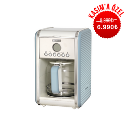 Sepette %20 İndirim Fırsatını Kaçırma! - Ariete Vintage Filtre Kahve Makinesi Mavi 1342/05 