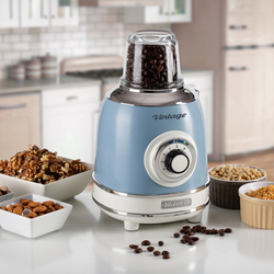 Ariete Vintage Kahvaltı Seti Su Isıtıcı, Kettle + Smoothie Cam Blender + Ekmek Kızartma Makinesi + Filtre Kahve Makinesi Seti, Mavi - Thumbnail