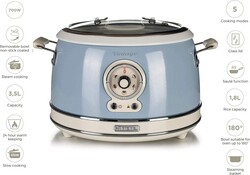İLK SİPARİŞE ÖZEL SEPETTE %10 İNDİRİM! - Ariete Vintage Multi Cooker Mavi 2904/05 (1)