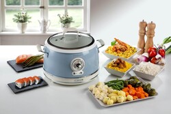 Ariete Vintage Multi Cooker Mavi 2904/05 - Thumbnail