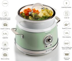 Ariete Vintage Multi Cooker Yeşil 2904/04 - Thumbnail