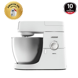 İlk Alışverişe Özel Sepette Ekstra %20 İndirimli - Kenwood Chef XL Mutfak Şefi Beyaz 1200 Watt 6,7 Lt KVL4100W + HFP50.000WH 5,5 L Airfryer Hediyeli