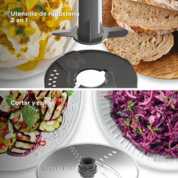 Kenwood Multipro Ekspress Mutfak Robotu 1000 Watt - 3 Lt Hazne Kapasiteli FDP65.640WH - Thumbnail