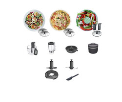 Kenwood Multipro Ekspress Mutfak Robotu 1000 Watt - 3 Lt Hazne Kapasiteli FDP65.640WH - Thumbnail