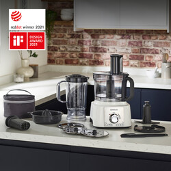 Kenwood Multipro Ekspress Mutfak Robotu 1000 Watt - 3 Lt Hazne Kapasiteli FDP65.640WH - Thumbnail