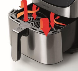 Kenwood Airfryer XXXL 7 Lt Inox HFM80.000SS - Thumbnail