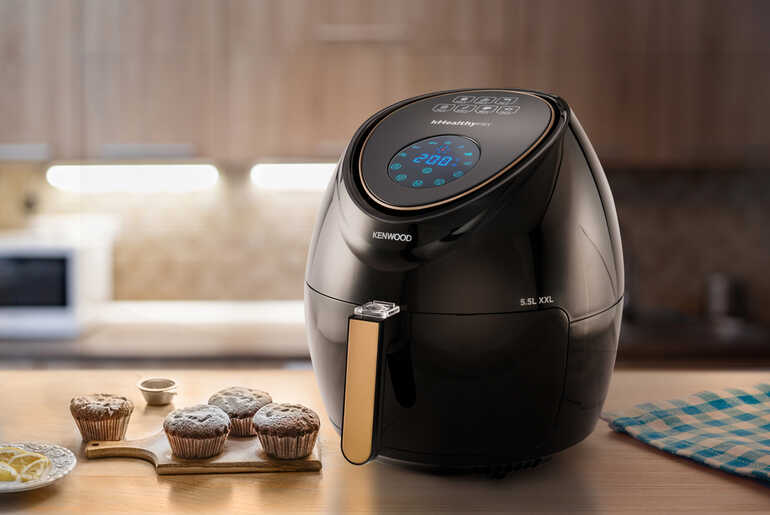 Kenwood Airfryer XXL 5,5 Lt Geniş Kapasite Siyah HFP50.000BK Kenwood Airfryer XXL 5,5 Lt Geniş Kapasite Siyah HFP50.000BK