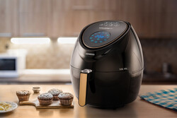 Kenwood Airfryer XXL 5,5 Lt Geniş Kapasite Siyah HFP50.000BK - Thumbnail