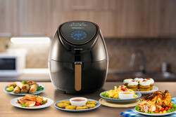 Kenwood Airfryer XXL 5,5 Lt Geniş Kapasite Siyah HFP50.000BK - Thumbnail