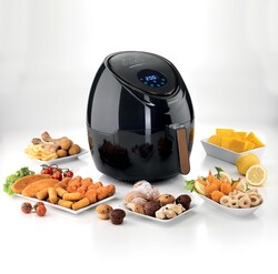 Kenwood Airfryer XXL 5,5 Lt Geniş Kapasite Siyah HFP50.000BK - Thumbnail