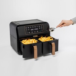 Kenwood Dual Airfryer BK Copper Çift Pişirme Hazneli HFP70.000BK - Thumbnail