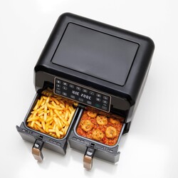Kenwood Dual Airfryer BK Copper Çift Pişirme Hazneli HFP70.000BK - Thumbnail