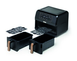 Kenwood Dual Airfryer BK Copper Çift Pişirme Hazneli HFP70.000BK - Thumbnail