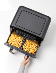 Kenwood Dual Airfryer BK Copper Çift Pişirme Hazneli HFP70.000BK - Thumbnail