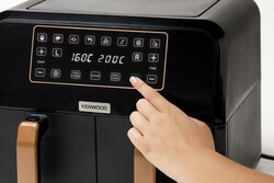 Kenwood Dual Airfryer BK Copper Çift Pişirme Hazneli HFP70.000BK - Thumbnail